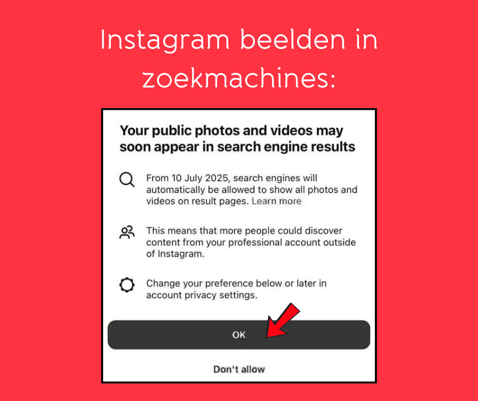 Groot nieuws van Instagram!